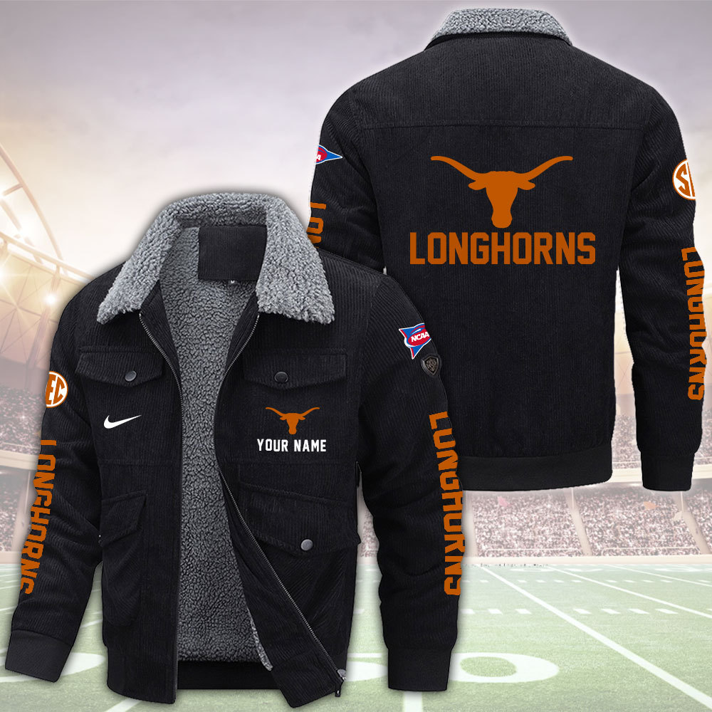 XNLLPC2840 Texas Longhorns football Fleece Jacket - Famjoys XNLLPC2840 Texas Longhorns football Fleece Jacket - Famjoys