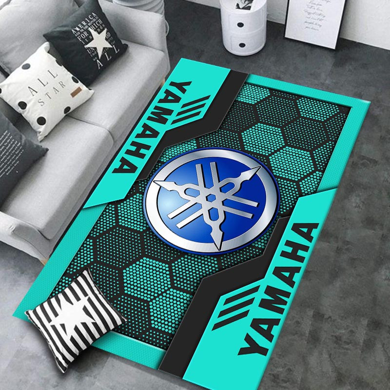 Yamaha Blue Area Rugs 3491 Multicolor - Famjoys Yamaha Blue Area Rugs 3491 Multicolor - Famjoys