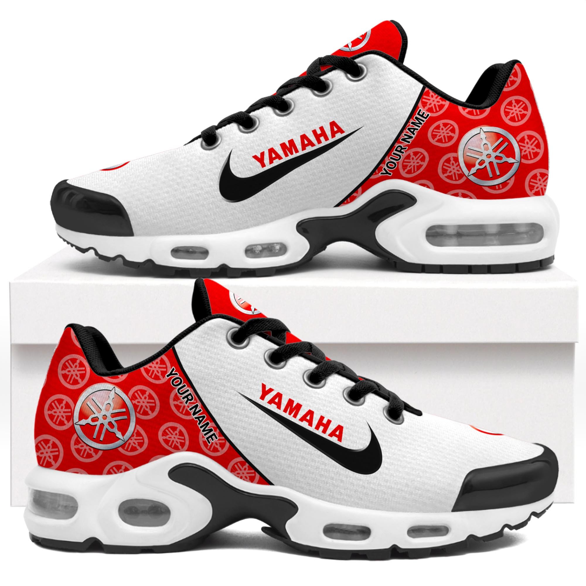 Yamaha Motors Personalized Name Air Cushion Sports Shoes 0987 - Famjoys Yamaha Motors Personalized Name Air Cushion Sports Shoes 0987 - Famjoys