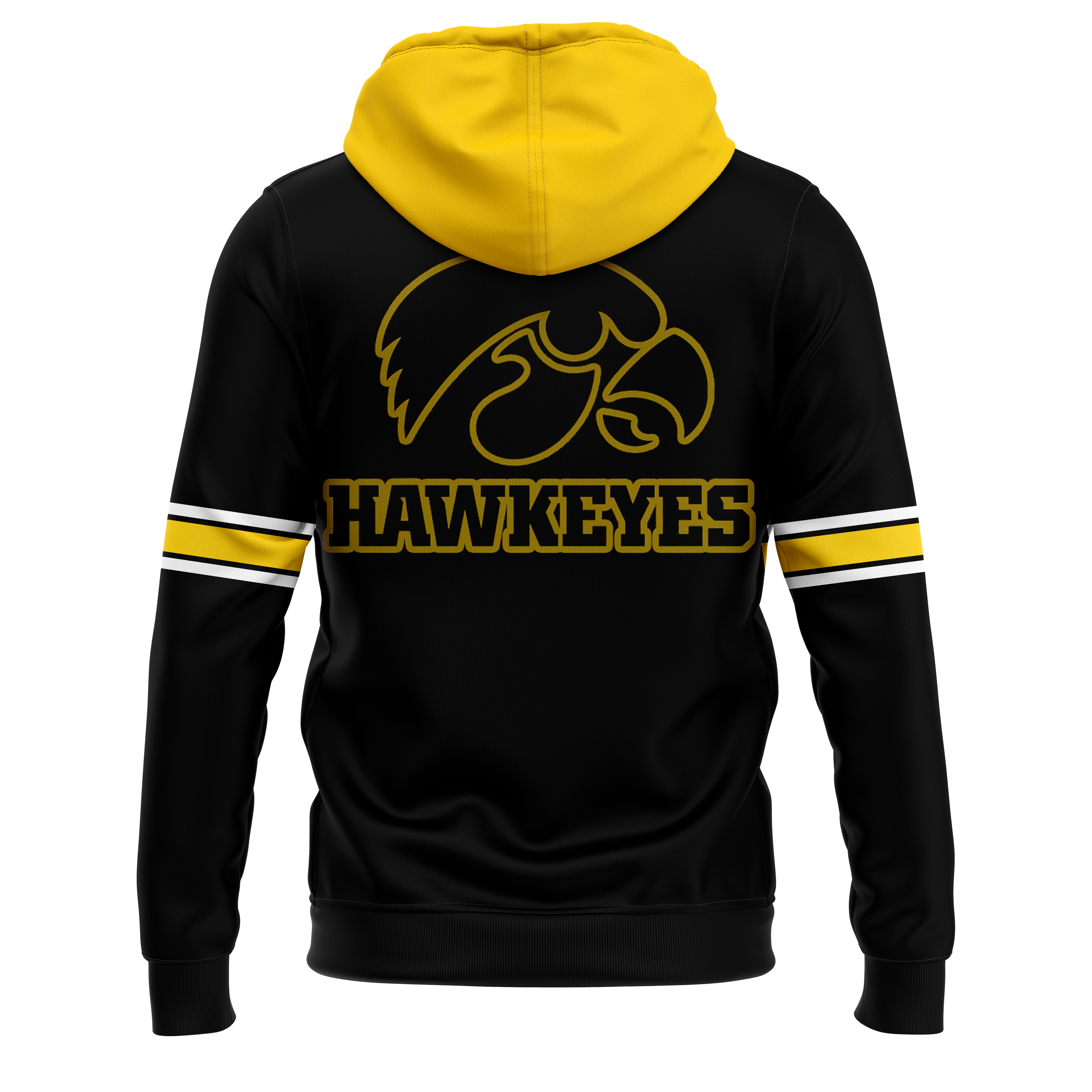 Yellow Iowa Hawkeye Football Pullover Hoodie 2024 - Famjoys Yellow Iowa Hawkeye Football Pullover Hoodie 2024 - Famjoys