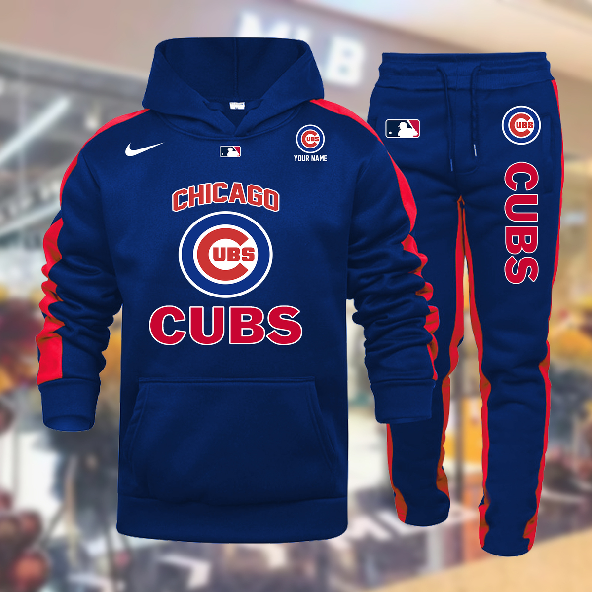 YISLPC292 Chicago Cubs Hoodie Set - Famjoys YISLPC292 Chicago Cubs Hoodie Set - Famjoys