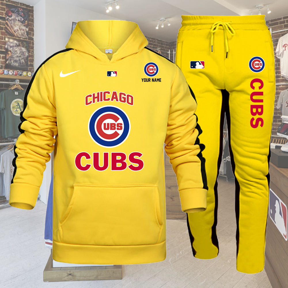 YISLPC292 Chicago Cubs Hoodie Set - Famjoys YISLPC292 Chicago Cubs Hoodie Set - Famjoys