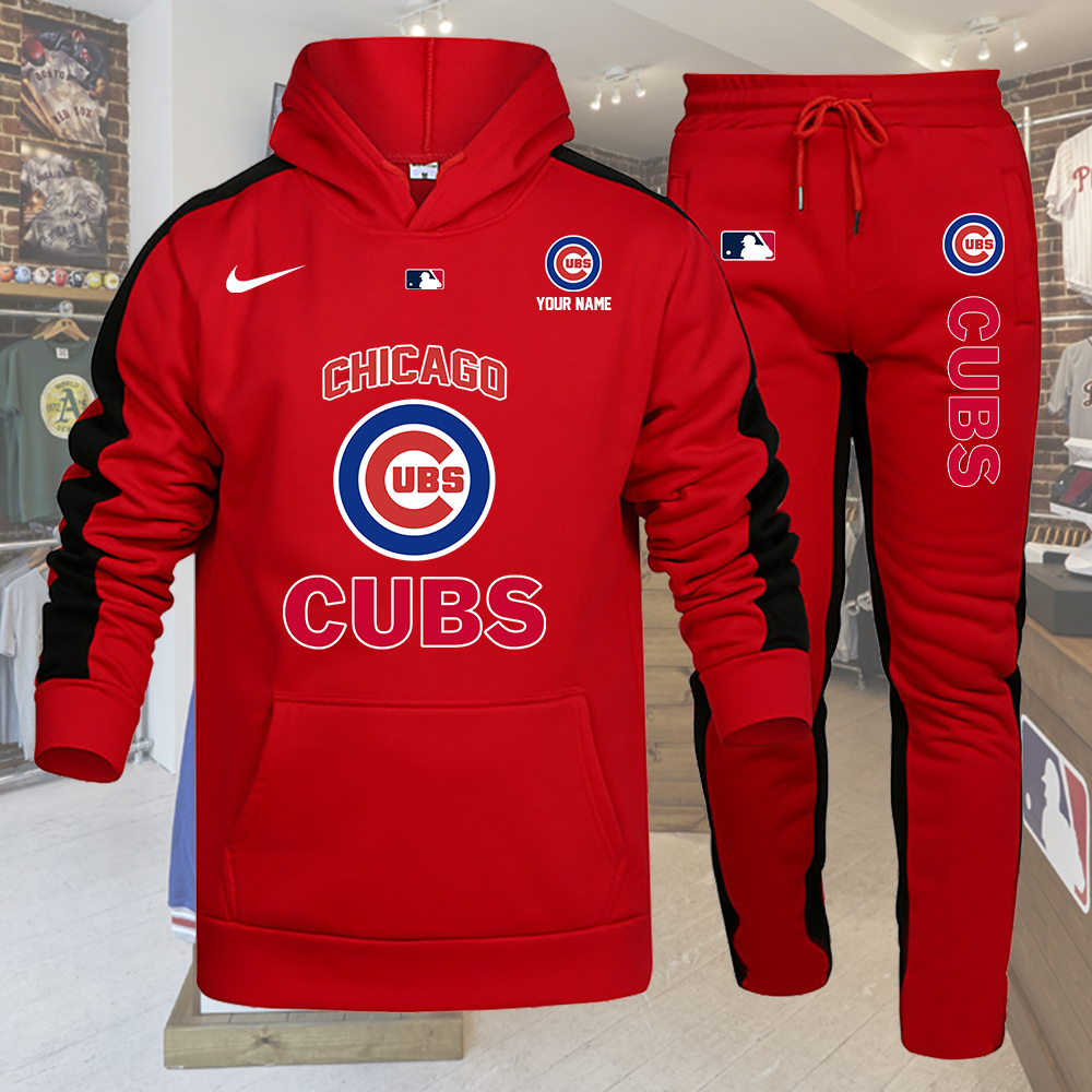 YISLPC292 Chicago Cubs Hoodie Set - Famjoys YISLPC292 Chicago Cubs Hoodie Set - Famjoys