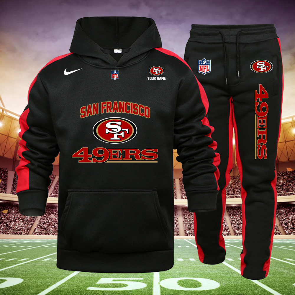 YJULPC2920-49ERS Football Hoodie Set - Famjoys YJULPC2920-49ERS Football Hoodie Set - Famjoys