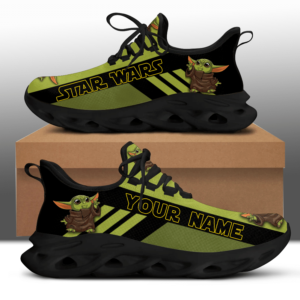 Yoda Custom Name OW Shoes - v7 - Famjoys Yoda Custom Name OW Shoes - v7 - Famjoys