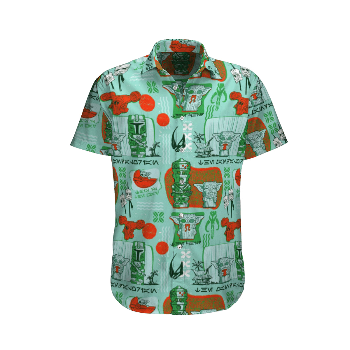 Yoda Native Green Hawaiian Shirt - Famjoys Yoda Native Green Hawaiian Shirt - Famjoys