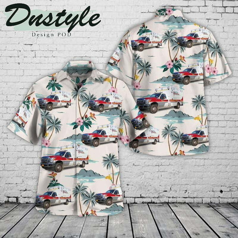 Yonkers Westchester County New York Empress Ems Ford E350 Hawaiian Shirt - Famjoys Yonkers Westchester County New York Empress Ems Ford E350 Hawaiian Shirt - Famjoys