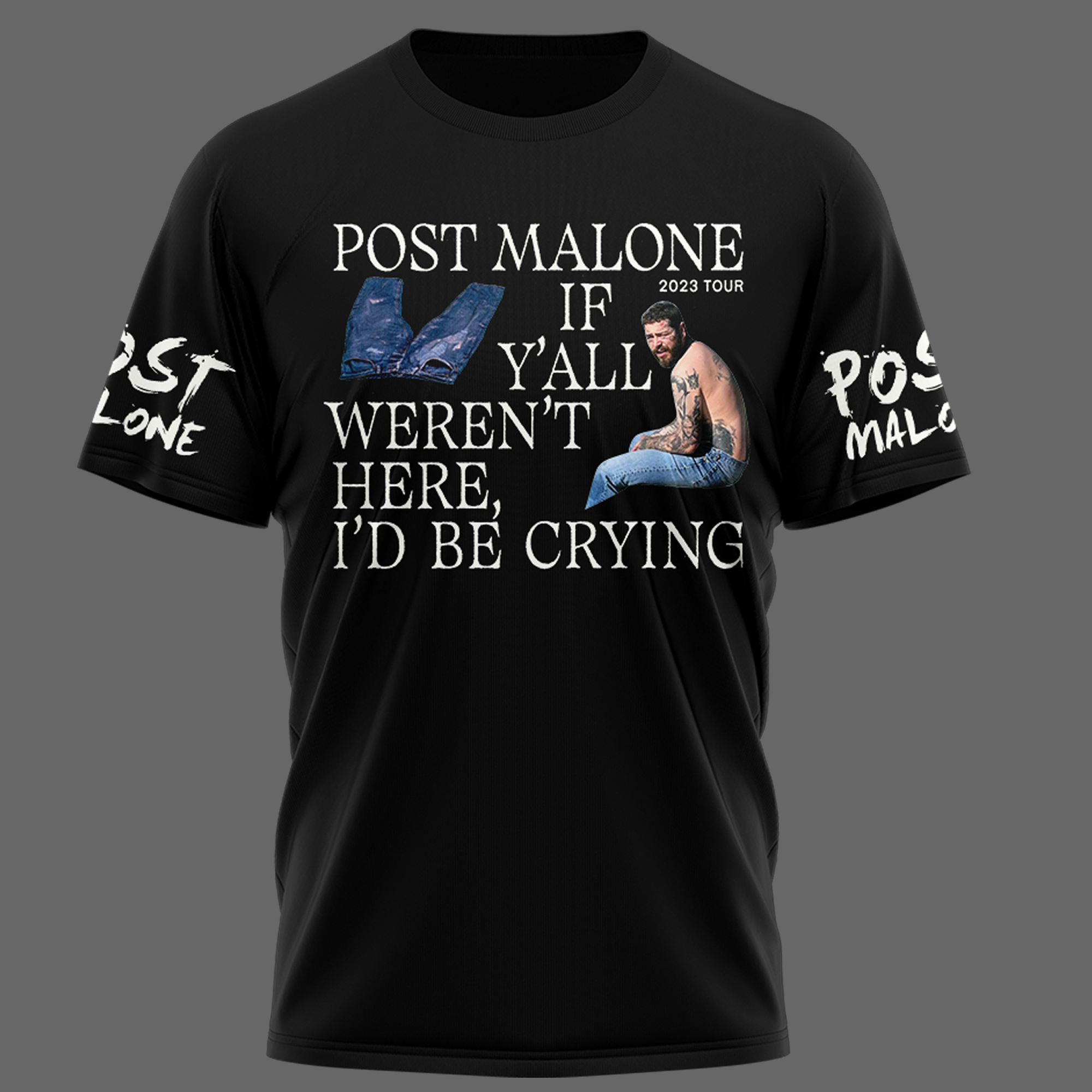 Z Post Malone Tour 2023 Baseball Jersey - Famjoys Z Post Malone Tour 2023 Baseball Jersey - Famjoys