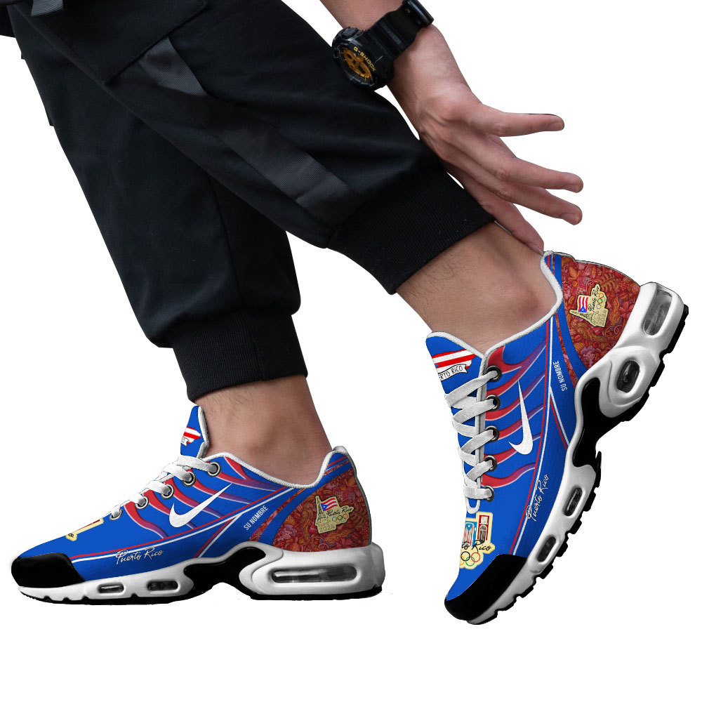 Zapatos con nombre personalizado de Puerto Rico de edición limitada para fanáticos NT07082409ID10DS10 - Famjoys Zapatos con nombre personalizado de Puerto Rico de edición limitada para fanáticos NT07082409ID10DS10 - Famjoys