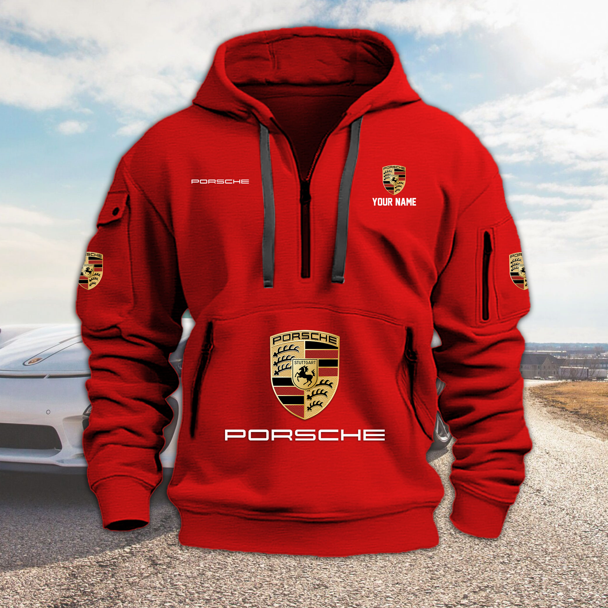 ZNVLPC2985 PORSCHE Heavy Hoodie - Famjoys ZNVLPC2985 PORSCHE Heavy Hoodie - Famjoys