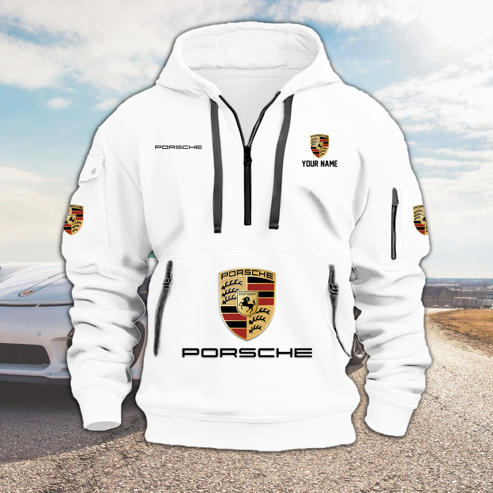 ZNVLPC2985 PORSCHE Heavy Hoodie - Famjoys ZNVLPC2985 PORSCHE Heavy Hoodie - Famjoys