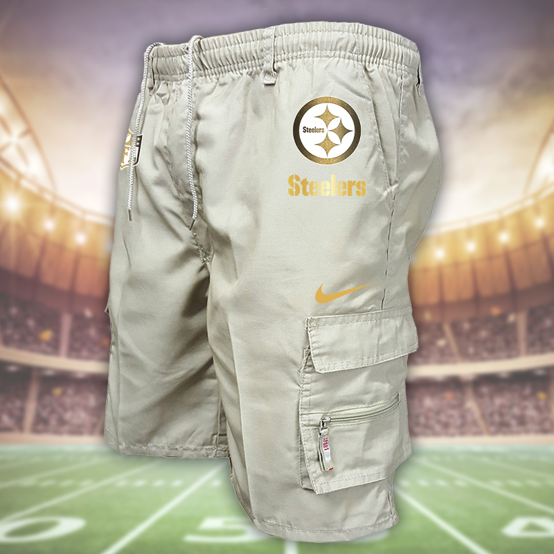 ZQILPC02503 STEELERS Football Man Shorts - Famjoys ZQILPC02503 STEELERS Football Man Shorts - Famjoys