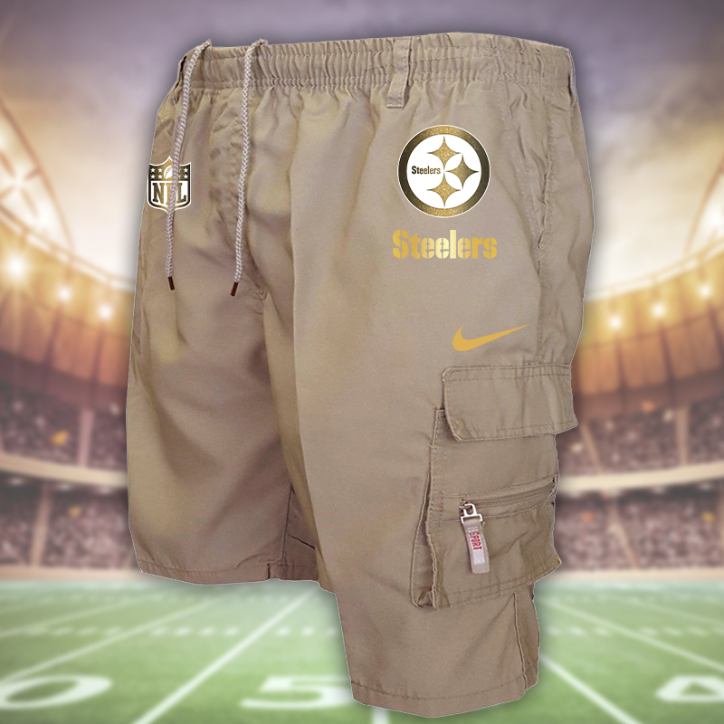 ZQILPC02503 STEELERS Football Man Shorts - Famjoys ZQILPC02503 STEELERS Football Man Shorts - Famjoys