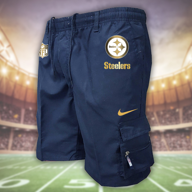 ZQILPC02503 STEELERS Football Man Shorts - Famjoys ZQILPC02503 STEELERS Football Man Shorts - Famjoys