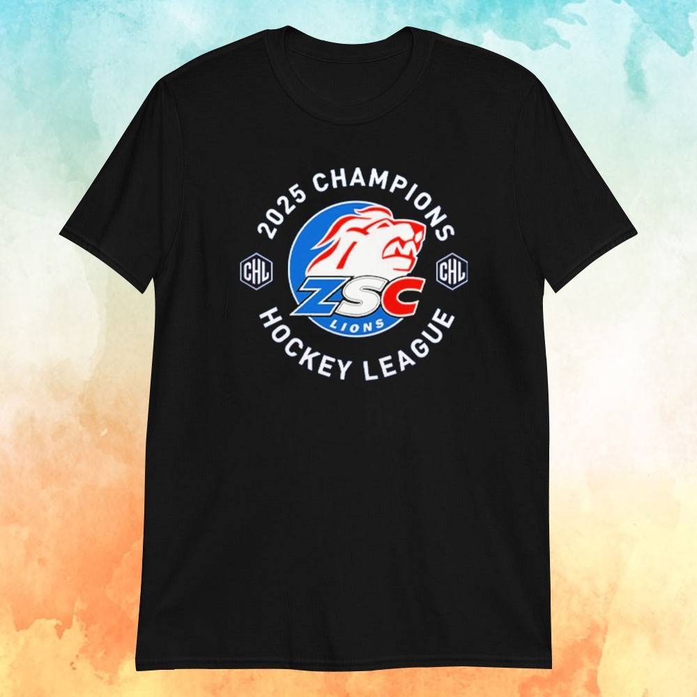 ZSC Lions 2025 CHL Hockey League Champions Shirt - Famjoys ZSC Lions 2025 CHL Hockey League Champions Shirt - Famjoys