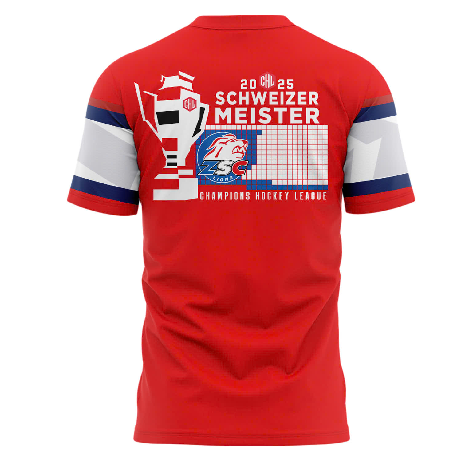 ZSC Lions CHL 2025 European Club Champions Tee - Famjoys ZSC Lions CHL 2025 European Club Champions Tee - Famjoys