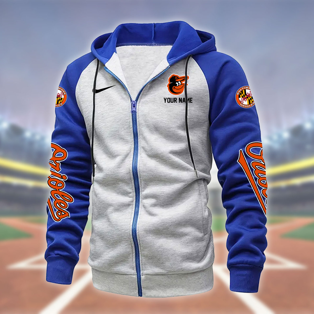 ZZMLPC2991 baltimore orioles Zipper Hoodie - Famjoys ZZMLPC2991 baltimore orioles Zipper Hoodie - Famjoys