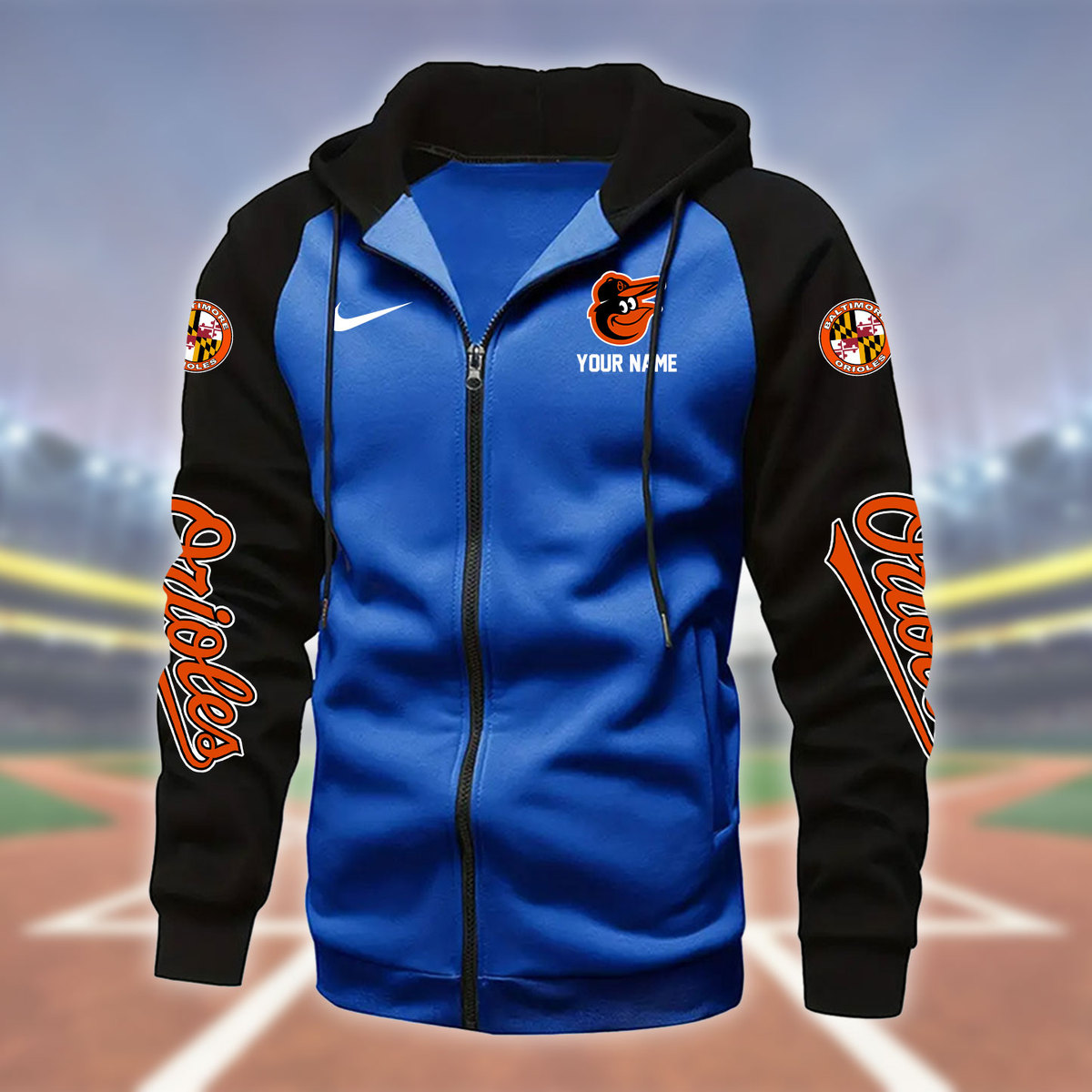 ZZMLPC2991 baltimore orioles Zipper Hoodie - Famjoys ZZMLPC2991 baltimore orioles Zipper Hoodie - Famjoys